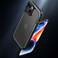 iPhone 15 Carbon-Fiber Case - Rugged Protection | Venture Series by Zerodamage Sahara Case LLC