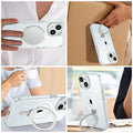 iPhone 15 Clear Kickstand Case with MagSafe | Venture Series by Zerodamage Sahara Case LLC