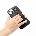 iPhone 15 Leather FingerGrip Case with MagSafe | Indy Series by Zerodamage Sahara Case LLC