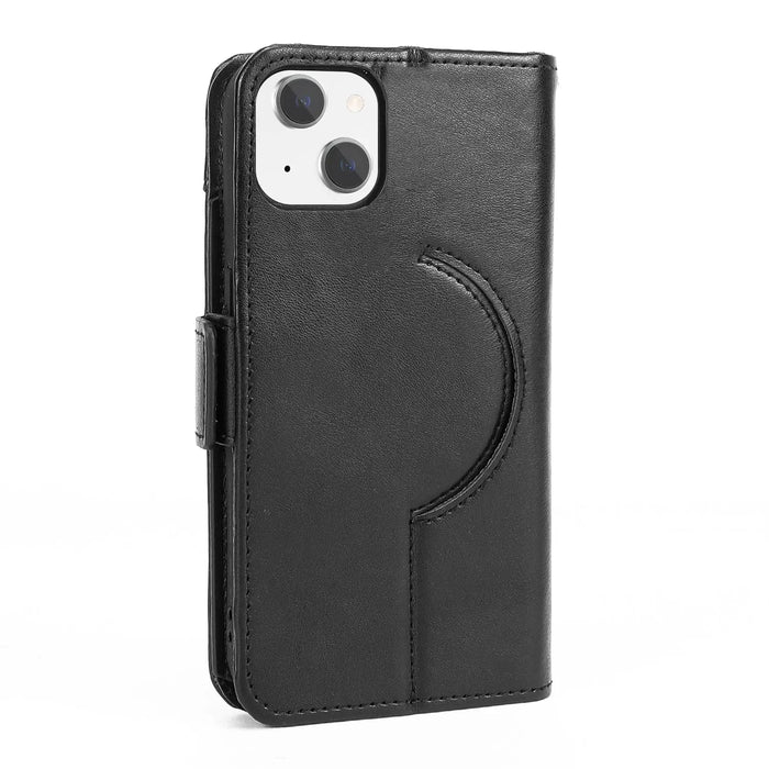 iPhone 15 Leather Wallet Case with MagSafe - Card Holder | Indy Series by Zerodamage Sahara Case LLC