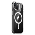 iPhone 15 Plus Clear Case with Kickstand & MagSafe | Venture Series by Zerodamage Sahara Case LLC
