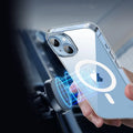 iPhone 15 Plus Clear Case with MagSafe | Venture Series by Zerodamage Sahara Case LLC