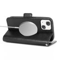 iPhone 15 Plus Leather Wallet Case with MagSafe - Card Holder | Indy Series by Zerodamage Sahara Case LLC