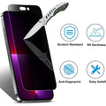 iPhone 15 Plus Privacy Tempered Glass Screen Protector - 2-Pack, Anti-Spy | ZeroDamage by Zerodamage Sahara Case LLC