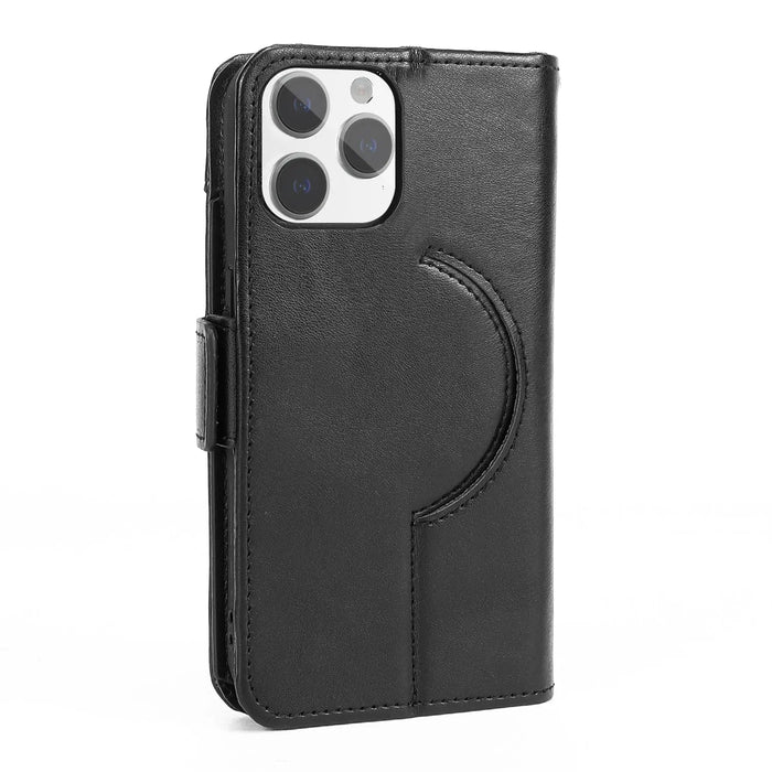 iPhone 15 Pro Leather Wallet Case with MagSafe - Card Holder | Indy Series by Zerodamage Sahara Case LLC
