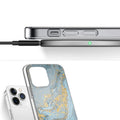 iPhone 15 Pro Max Blue Marble Case - Elegant Protection | Inspire Series by Zerodamage Sahara Case LLC