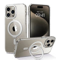iPhone 15 Pro Max Clear Kickstand Case with MagSafe | Venture Series by Zerodamage Sahara Case LLC