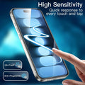 iPhone 15 Pro Max Tempered Glass Screen Protector - 2-Pack, Anti-Fingerprint | ZeroDamage by Zerodamage Sahara Case LLC
