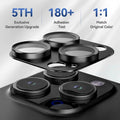 iPhone 15 Pro/Pro Max Camera Lens Protector - Ultra-Clear Glass, 2-Pack | ZeroDamage by Zerodamage Sahara Case LLC