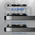 iPhone 15 Pro/Pro Max Camera Lens Protector - Ultra-Clear Glass, 2-Pack | ZeroDamage by Zerodamage Sahara Case LLC