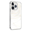 iPhone 15 Pro White Marble Case - Classic Design | Inspire Series