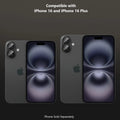 iPhone 16/16 Plus Camera Lens Protector - Flexible Glass, 2-Pack | ZeroDamage by Zerodamage Sahara Case LLC