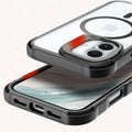 iPhone 16 Clear Kickstand Case - Anti- Slip, Rugged, MagSafe | Venture Series by Zerodamage Sahara Case LLC