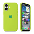 iPhone Silicone Case (Fluorescent Green) by Vogueen