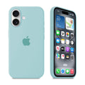 iPhone Silicone Case (Glacier Blue) by Vogueen