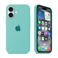iPhone Silicone Case (Ice Sea Blue) by Vogueen