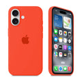 iPhone Silicone Case (Orange) by Vogueen
