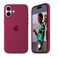 iPhone Silicone Case (Rose Red) by Vogueen