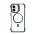 iPhone 16 Plus Clear Kickstand Case - Anti-Slip, Rugged, MagSafe | Venture Series by Zerodamage Sahara Case LLC