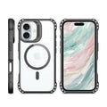 iPhone 16 Plus Clear Kickstand Case - Anti-Slip, Rugged, MagSafe | Venture Series by Zerodamage Sahara Case LLC