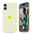 iPhone Silicone Case (Creamy Yellow) by Vogueen