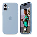 iPhone Silicone Case (Grey Blue) by Vogueen