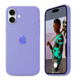 iPhone Silicone Case (Lilac) by Vogueen