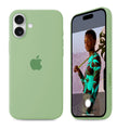 iPhone Silicone Case (Matcha Green) by Vogueen