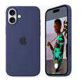iPhone Silicone Case (Midnight Blue) by Vogueen