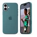 iPhone Silicone Case (Pine Green) by Vogueen