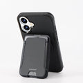iPhone 16 Plus Rugged Wallet Case with Kickstand - MagSafe, Card Holder | Raider Series by Zerodamage Sahara Case LLC