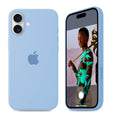 iPhone Silicone Case (Sky Blue) by Vogueen