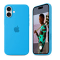 iPhone Silicone Case (Surf Blue) by Vogueen