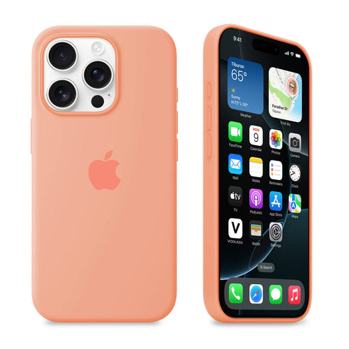 iPhone Silicone Case (Begonia) by Vogueen