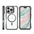 iPhone 16 Pro Clear Kickstand Case - Anti-Slip, Rugged, MagSafe | Venture Series by Zerodamage Sahara Case LLC