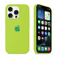 iPhone Silicone Case (Fluorescent Green) by Vogueen