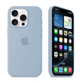 iPhone Silicone Case (Grey Blue) by Vogueen