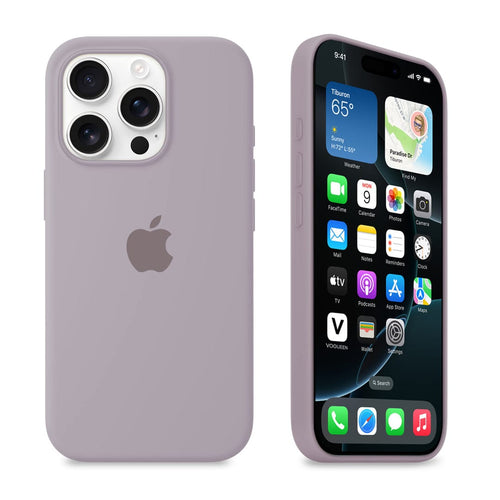 iPhone Silicone Case (Lavender) by Vogueen