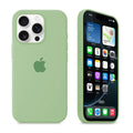 iPhone Silicone Case (Matcha Green) by Vogueen