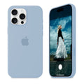 iPhone Silicone Case (Grey Blue) by Vogueen