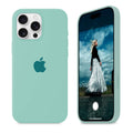 iPhone Silicone Case (Ice Sea Blue) by Vogueen