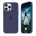 iPhone Silicone Case (Midnight Blue) by Vogueen