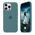 iPhone Silicone Case (Pine Green) by Vogueen