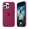 iPhone Silicone Case (Rose Red) by Vogueen