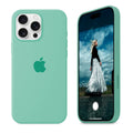 iPhone Silicone Case (Spearmint Green) by Vogueen