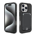 iPhone 16 Pro Rugged Wallet Case with Kickstand - MagSafe, Card Holder | Raider Series by Zerodamage Sahara Case LLC