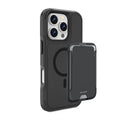 iPhone 16 Pro Rugged Wallet Case with Kickstand - MagSafe, Card Holder | Raider Series by Zerodamage Sahara Case LLC