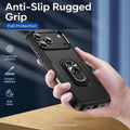 iPhone 17 Pro Case - Heavy-Duty Kickstand, Military-Grade, Anti-Slip | Raider Series by Zerodamage Sahara Case LLC