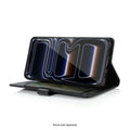 iPhone 17 Pro Case - Leather Folio Wallet | Indy Series by Zerodamage Sahara Case LLC