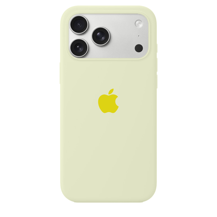 iPhone Silicone Case (Creamy Yellow) by Vogueen